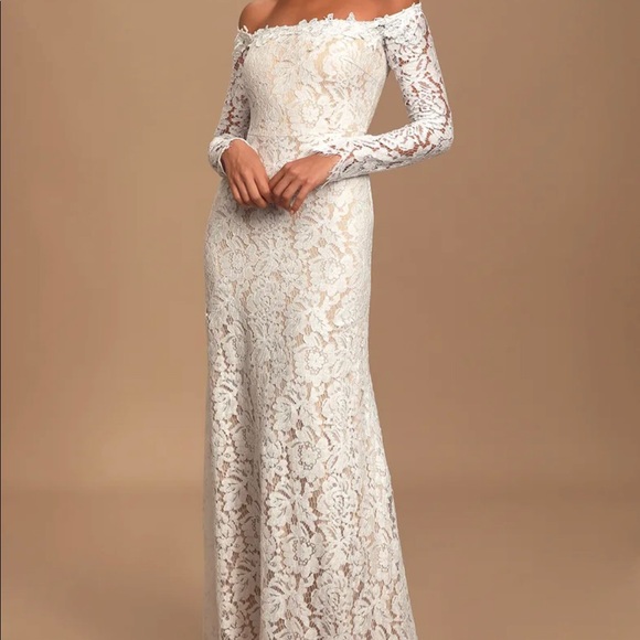 Lulus lace long sleeve dress - Picture 1 of 2